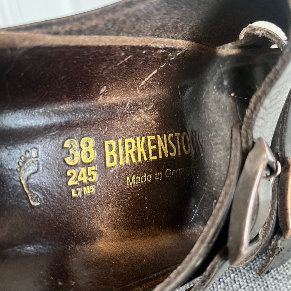 Birkenstock Arizona Oiled Leather Sandals Habana Size 7 / 38 Boho Granola Girl - Picture 7 of 11